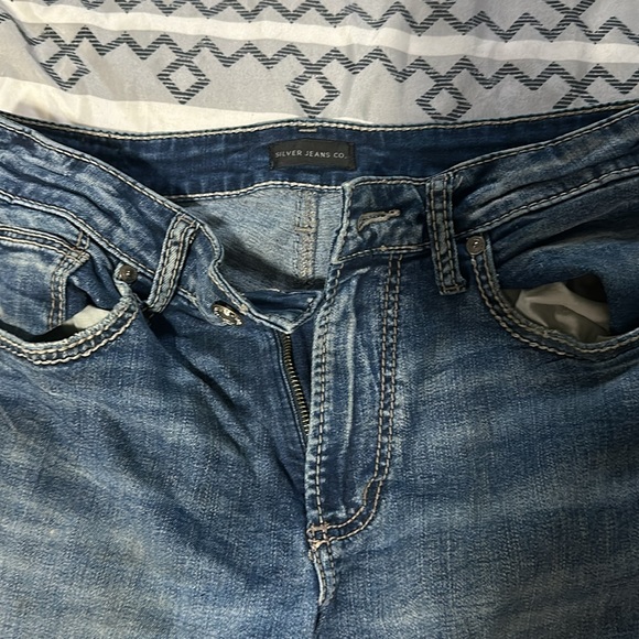 Silver Jeans Gordie Loose fit Straight Leg 30 Waist 30 Length - Picture 2 of 5